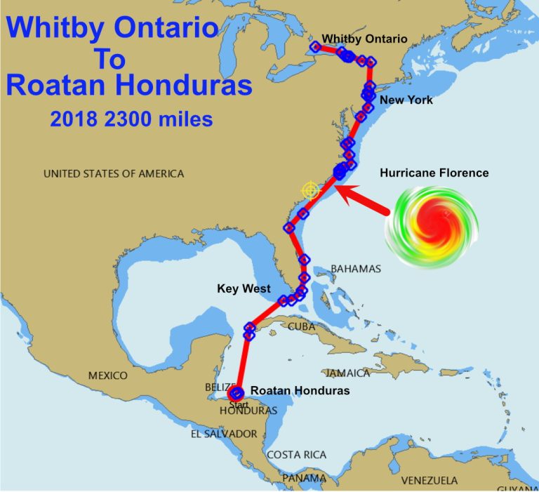 Sailing Ontario to Roatan 2018